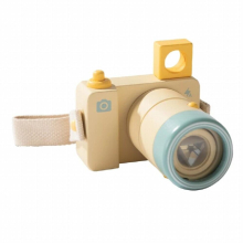 Montessori Wooden Kaleidoscope Camera Toy Childrens Educational Toys Camera Model Visual Development Toy Visual Viewfinder Toys