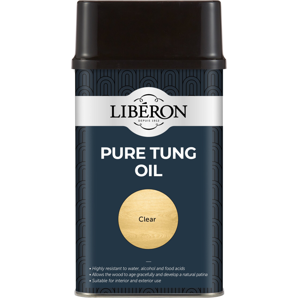 Liberon 014616 Pure Tung Oil 500Ml 5022640007060