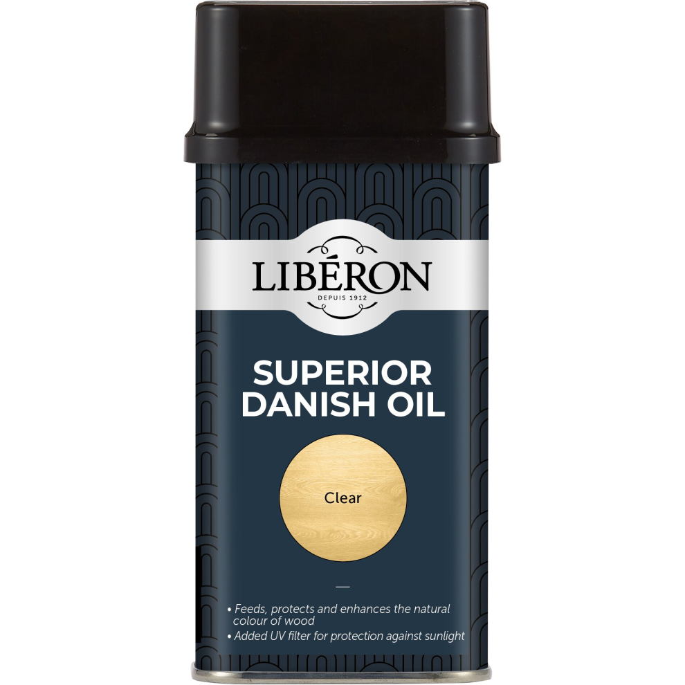 Liberon 014641 Superior Danish Oil 250Ml 5022640028539