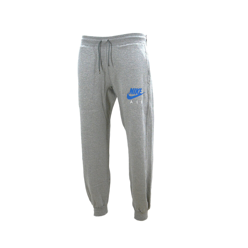 (Grey, XL) NIKE Mens Joggers Relaxed Cuffed Sweatpants