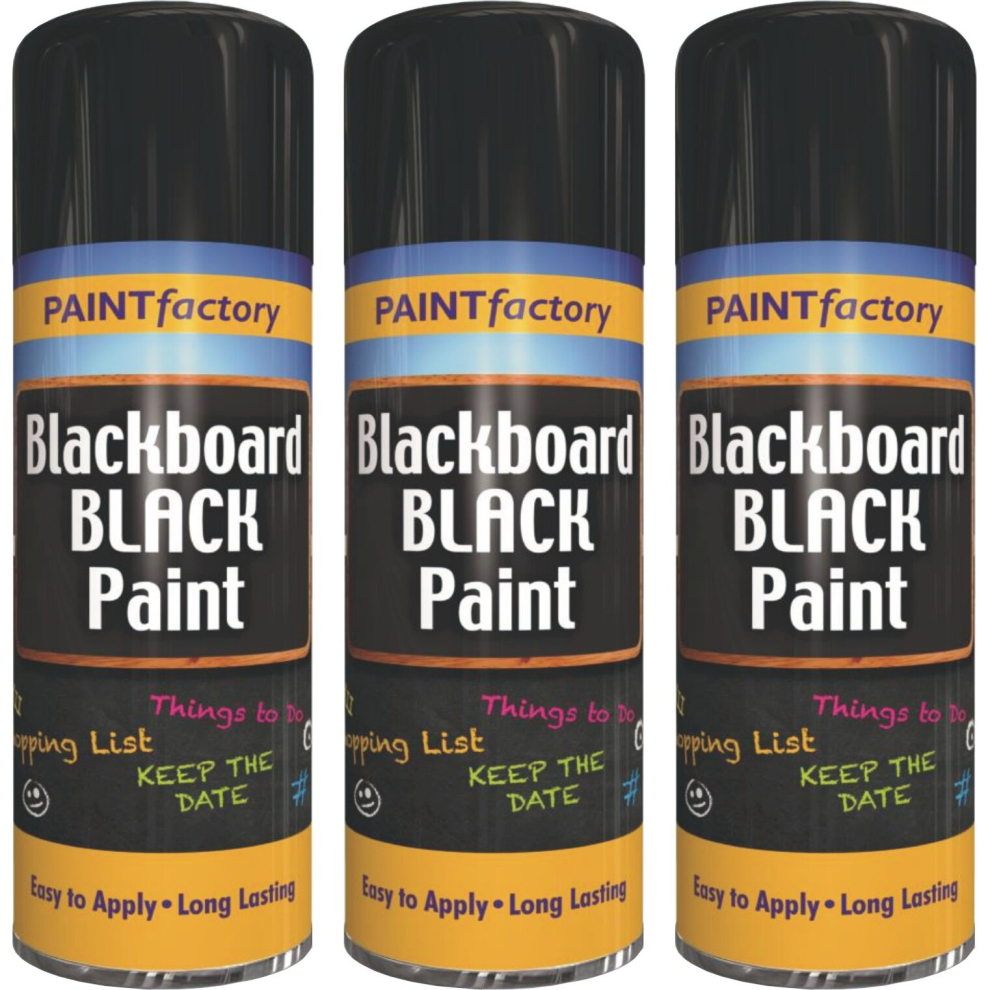 3 x 400ml ALL PURPOSE MATT GLOSS SATIN PRIMER GLITTER SPRAY PAINT