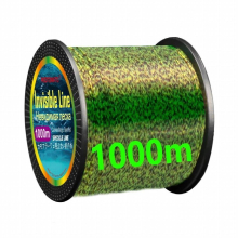 (1000m green Chocolate-0.4 0.105mm 0.15) 3000m 1000m Invisible Fishing Line 3D Spoted Bionic Fluorocarbon Coated Monofilament Nylon Line Speckle Carp Algae Fishing Pesca