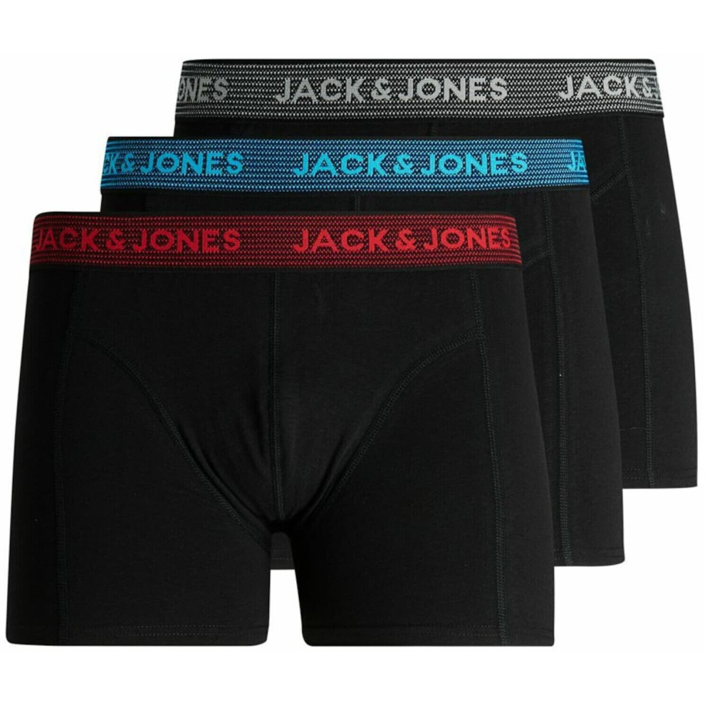 (XL) Jack & Jones 3-Pack Jacwaistband Trunks Boxers Shorts