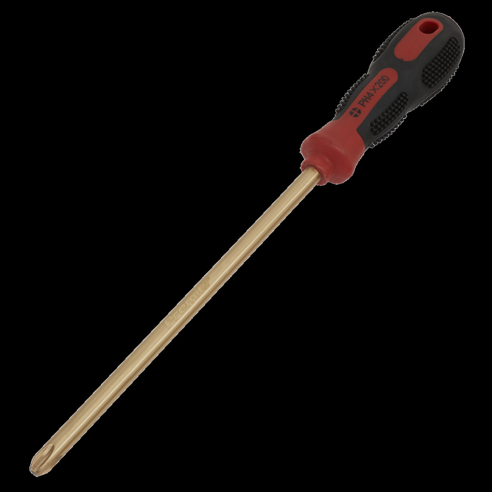 Screwdriver Phillips #4 x 200mm - Non-Sparking