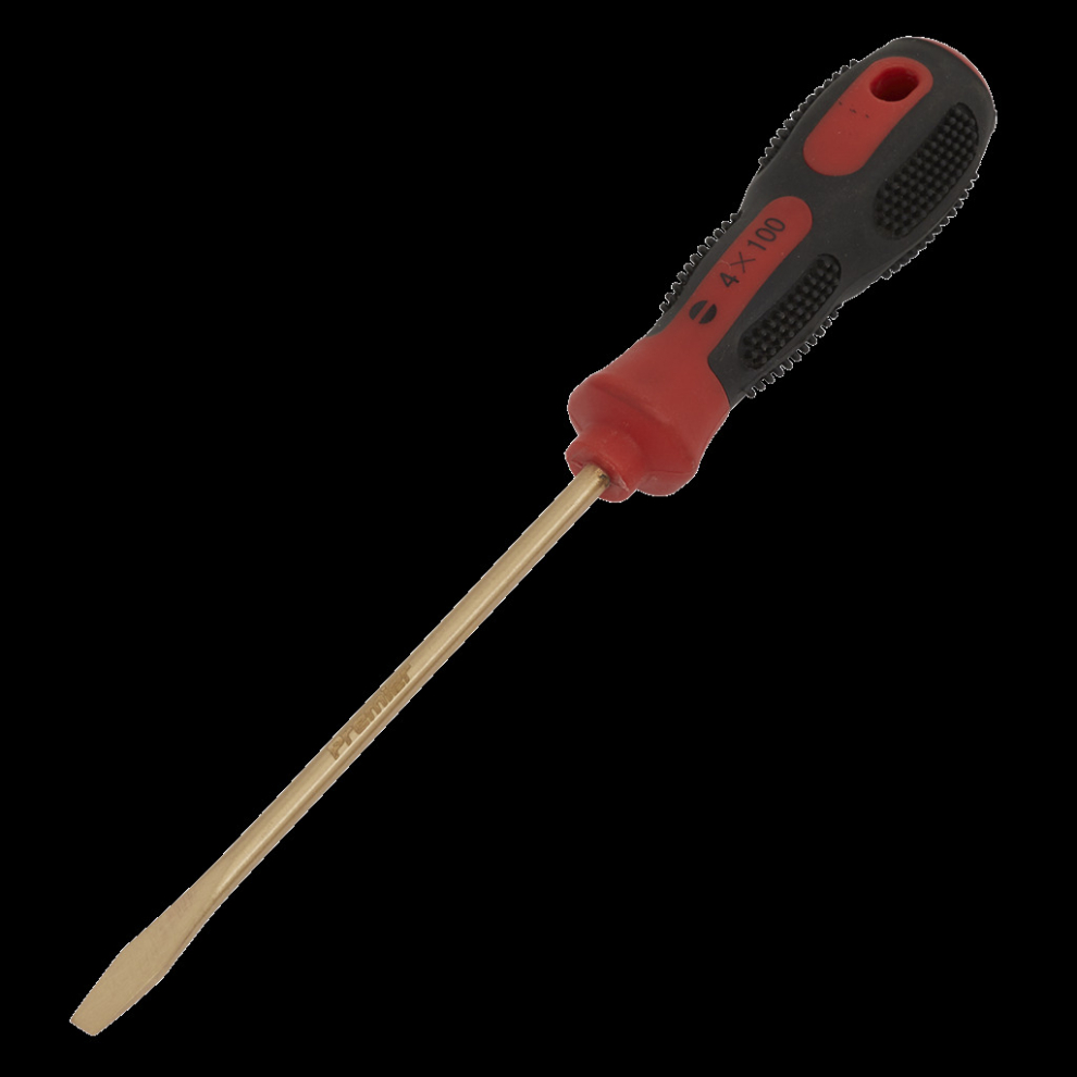 Screwdriver Slotted 4 X 100Mm - Non-Sparking 5054511743012