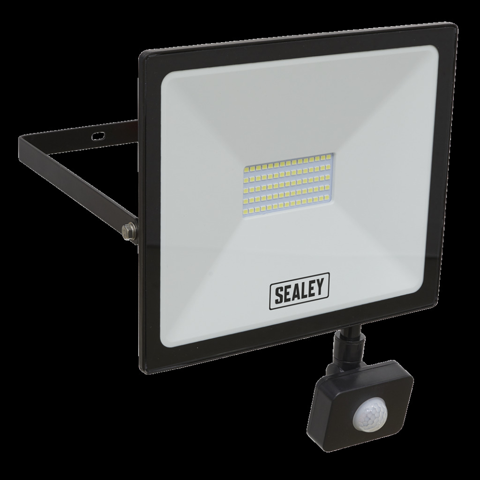 Sealey Extra-Slim Floodlight With Pir Sensor 50W Smd Led