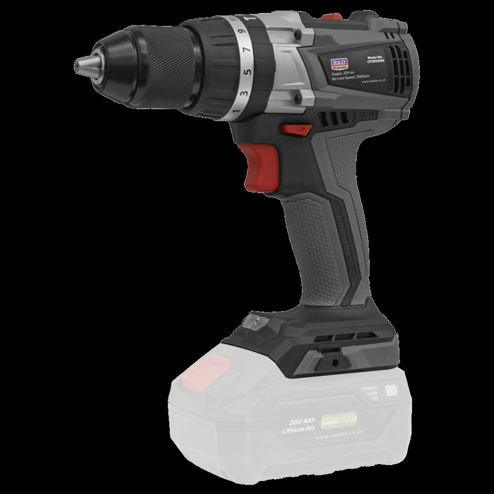 Sealey CP20VDDX 20v Cordless Brushless Combi Drill No Batteries No Battery Charger No Case - Image 15