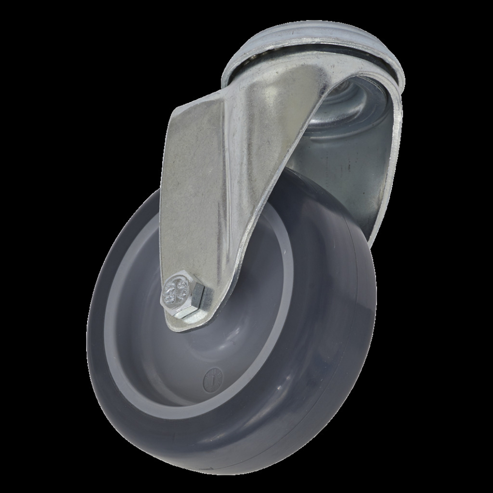 Sealey Castor Wheel Bolt Hole Swivel Ø75mm