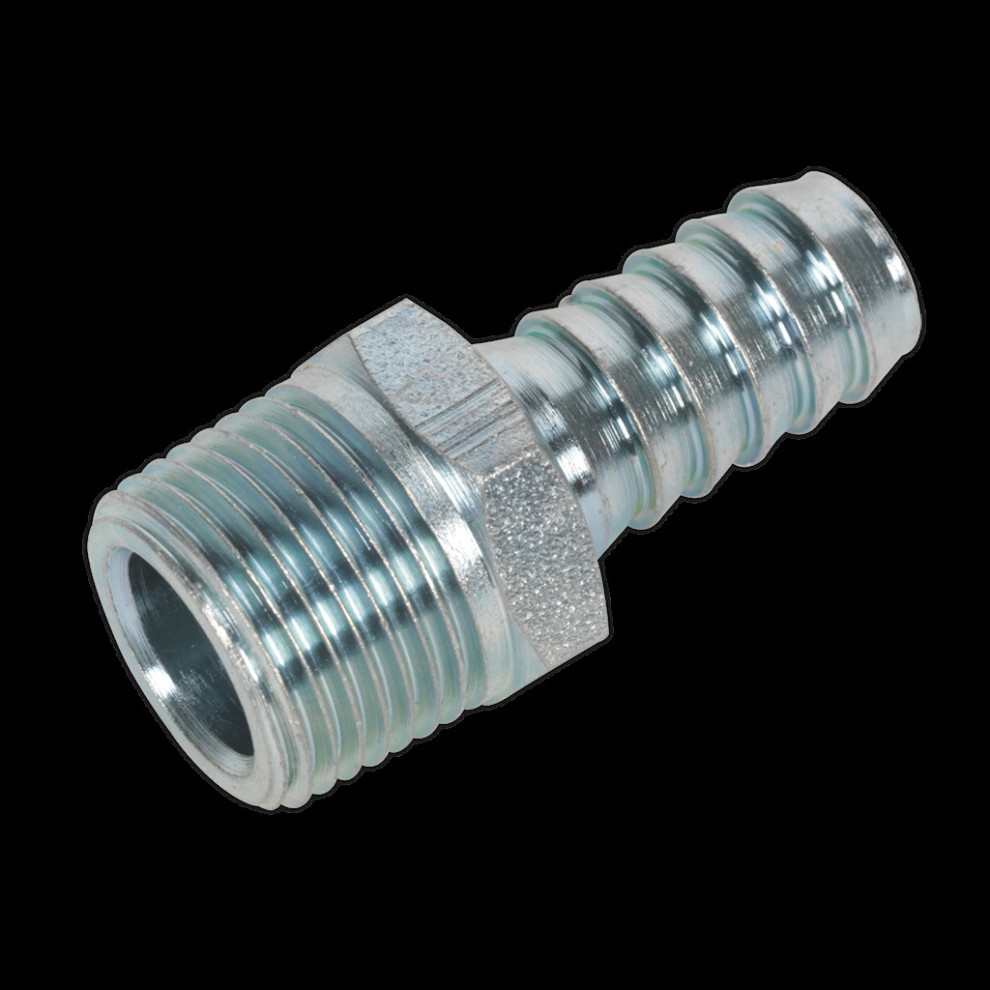 Sealey Screwed Tailpiece Male 3/8"Bspt - 3/8" Hose Pack Of 5