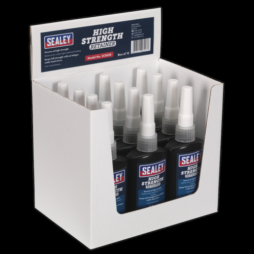 Sealey High Strength Retainer 50ml Pack of 12
