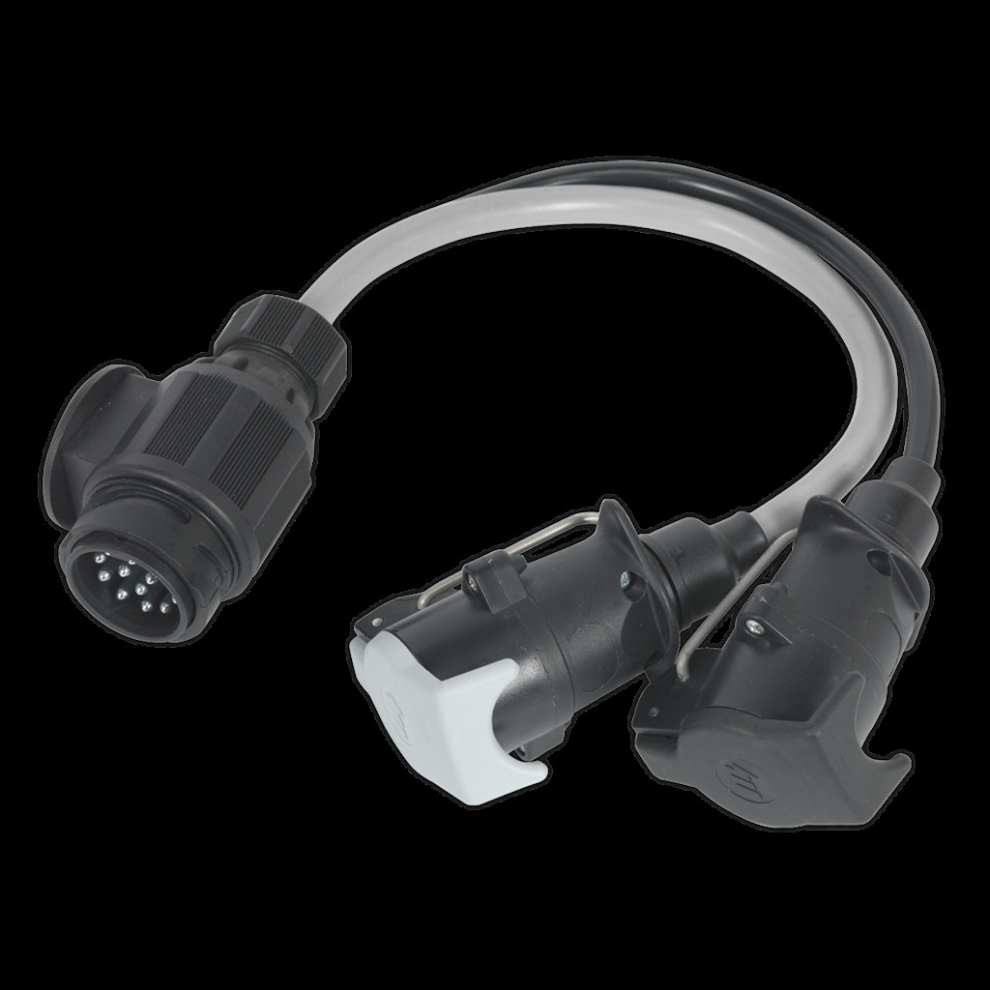 Conversion Lead 13-Pin Euro To 7-Pin N & S Type Plugs 12V 5051747638617