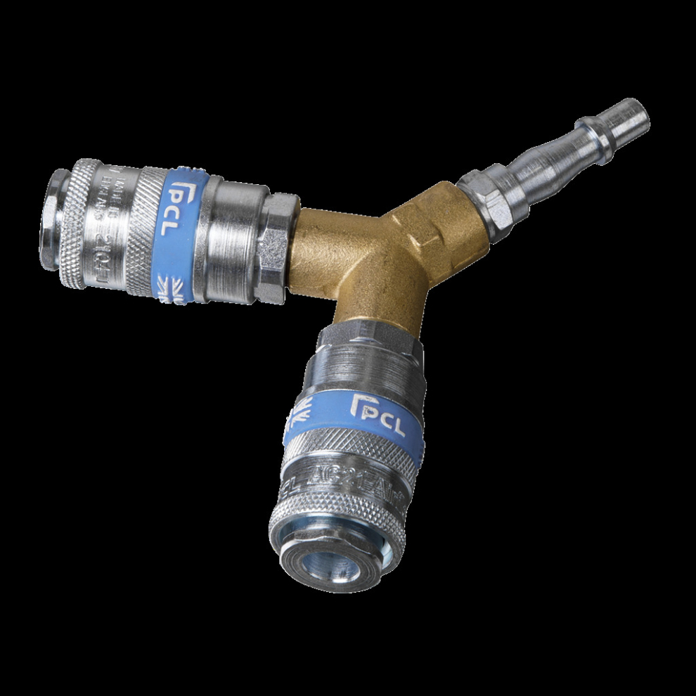 Twin Coupling Bodies Y-Adaptor