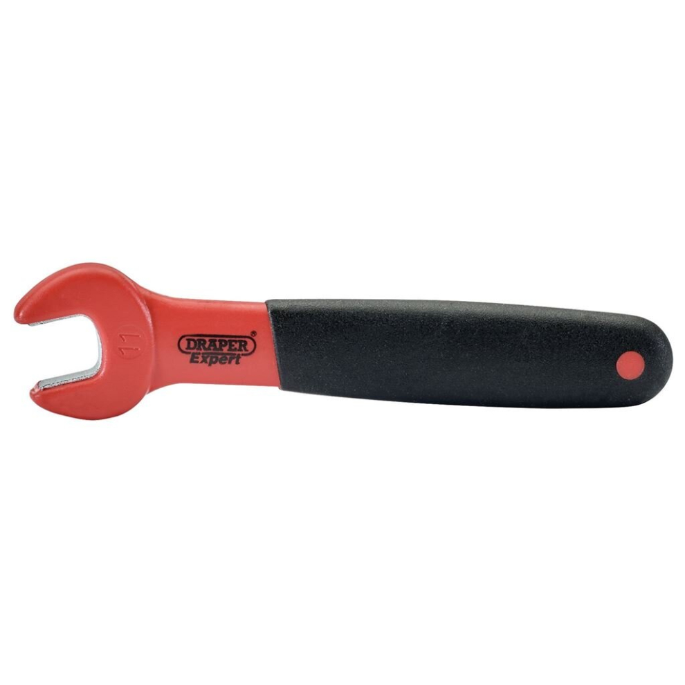 Draper Vde Approved Fully Insulated Open End Spanner, 11Mm