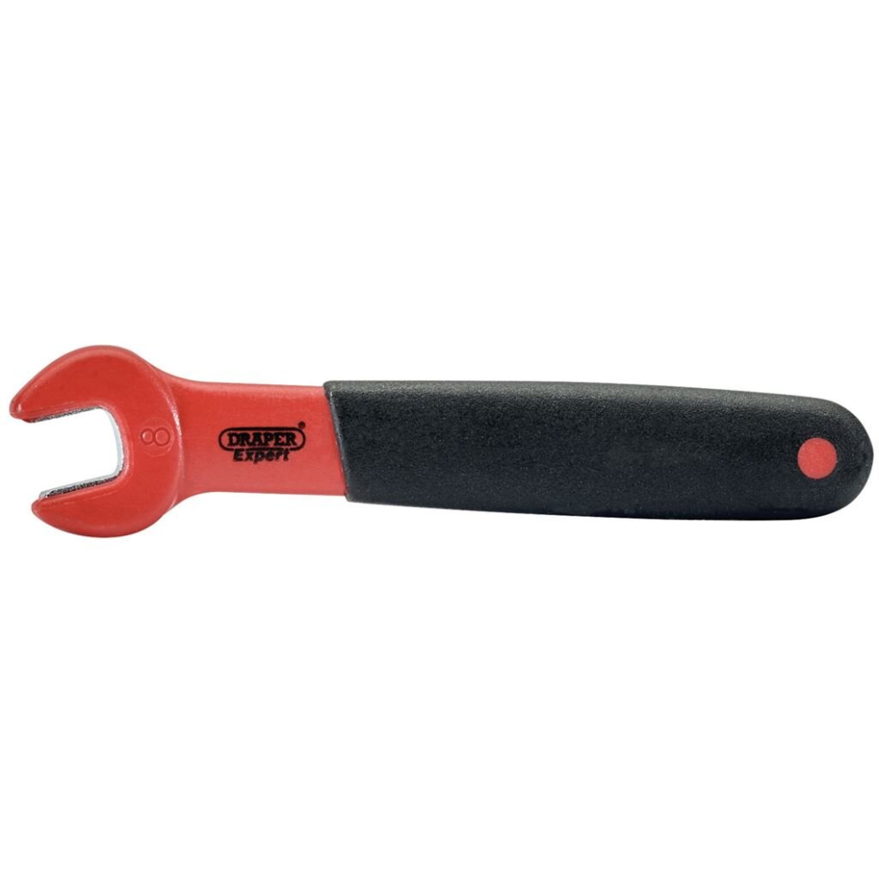 VDE Approved Fully Insulated Open End Spanner, 8mm