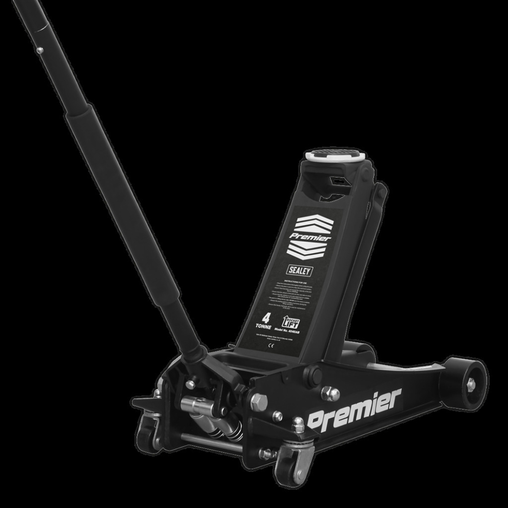 Trolley Jack 4 Tonne Low Profile Rocket Lift Black-image-OPC-P6DDCWC-NEW