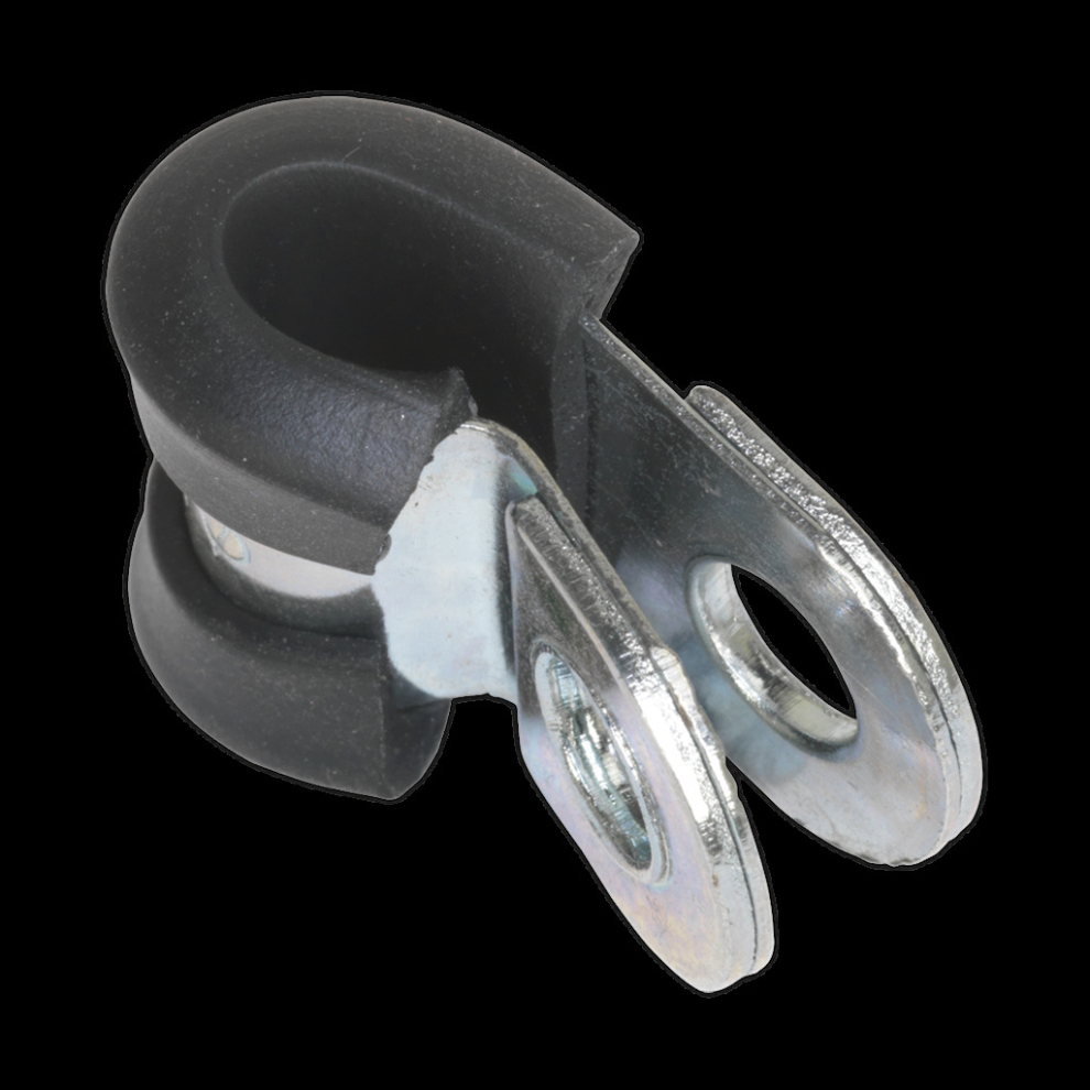 Sealey P-Clip Rubber Lined Ø5mm Pack Of 25