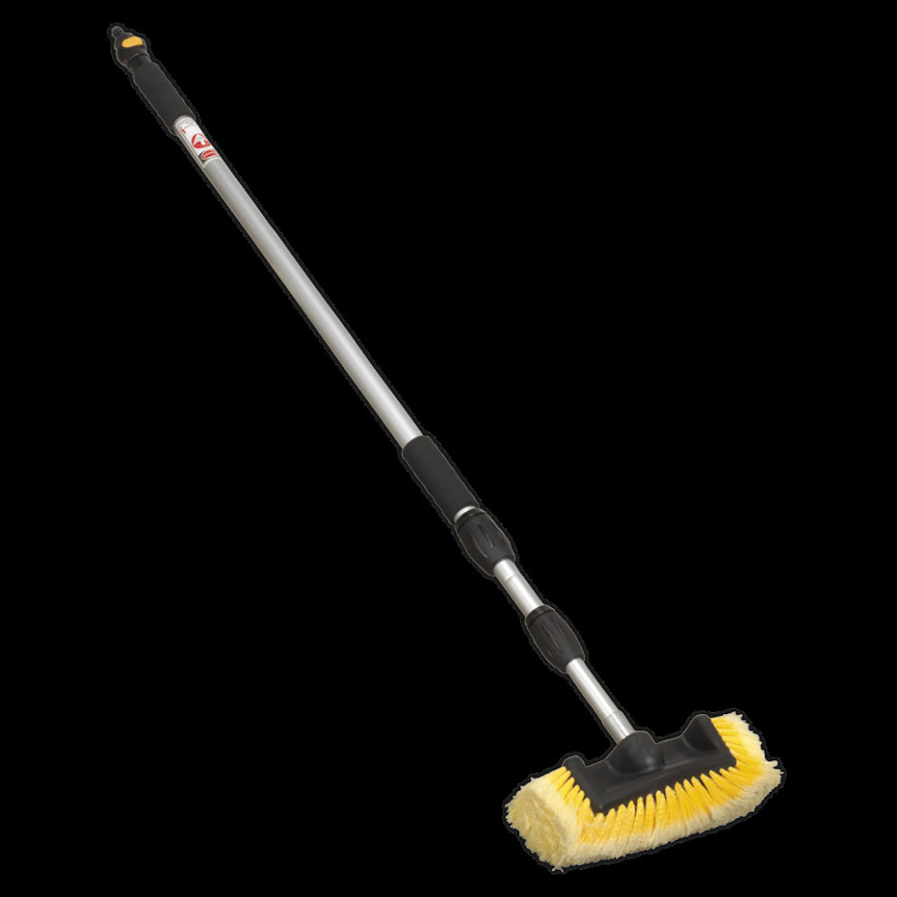 Sealey 5-Sided Flo-Thru Brush With 3M Telescopic Handle