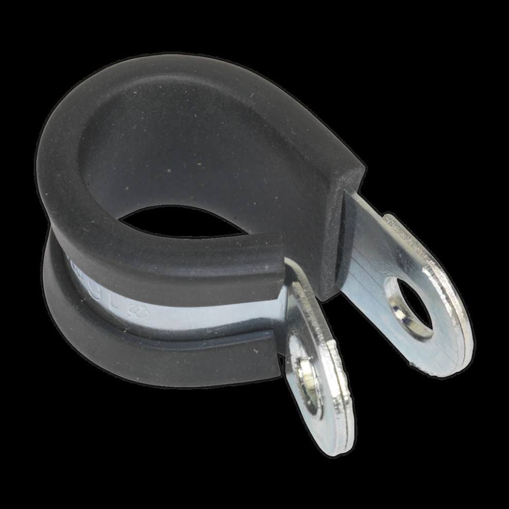 Sealey P-Clip Rubber Lined Ø16mm Pack Of 25
