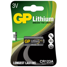 Cr123a - 3v - litiumakku gp 1300mah laitteille