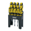 Draper Soft Grip Screwdriver Set, Yellow (9 Piece) 1