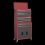 Sealey Topchest, Mid-Box & Rollcab 9 Drawer Stack - Red 1