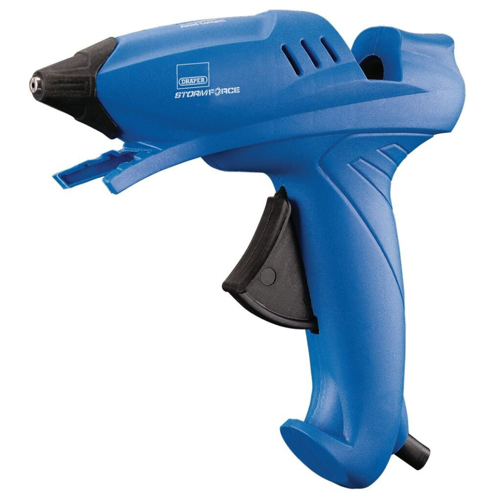 Draper Storm Force® Glue Gun, 100W, 6 x Glue Sticks