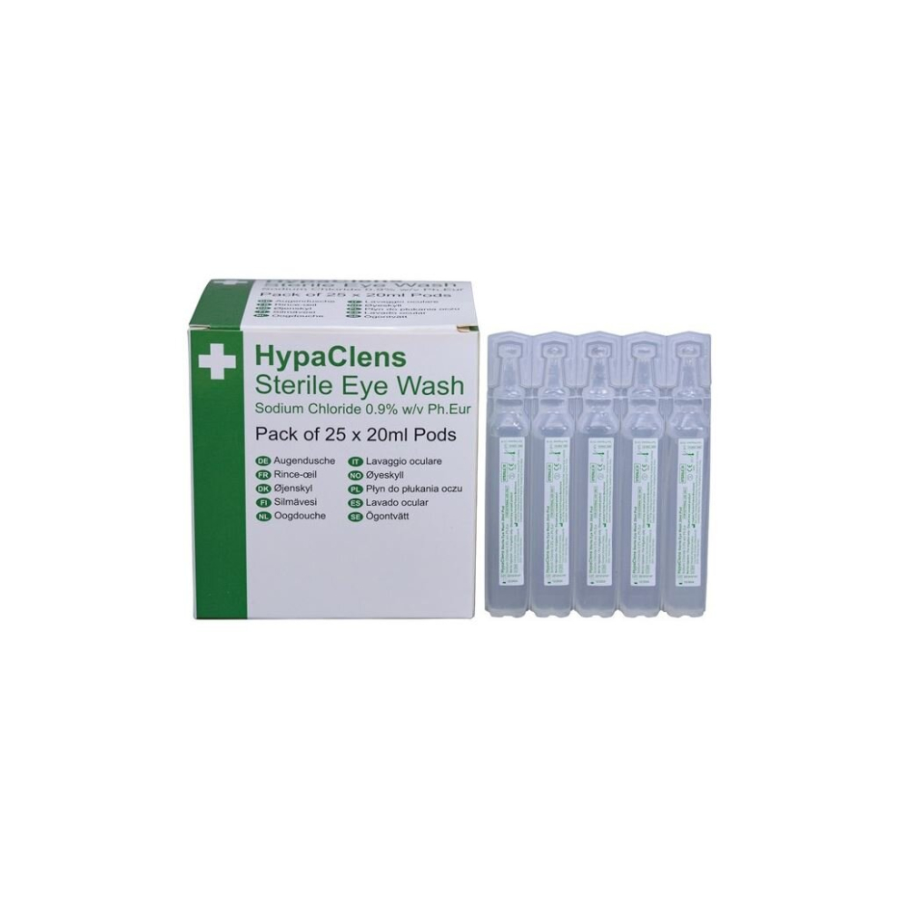 Safety First Aid Group Hypaclens Sterile Eye Wash Pods