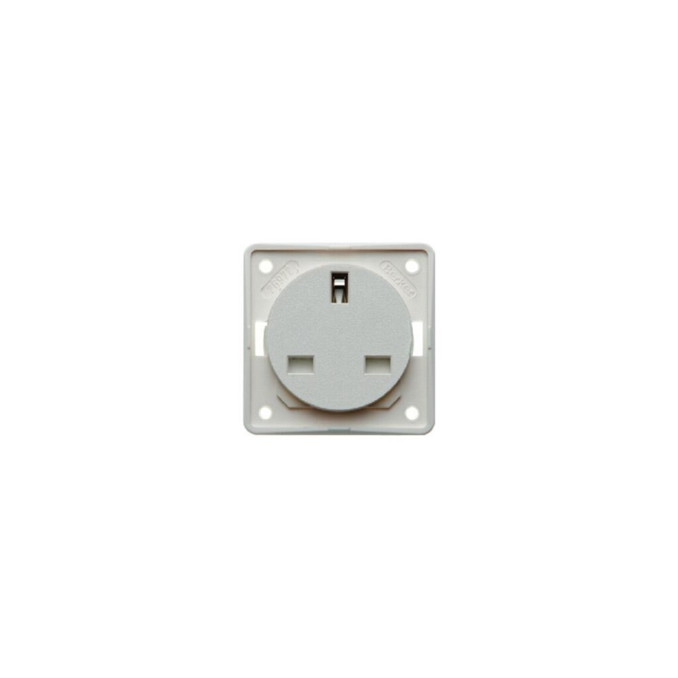Caravan Motorhome Boat Replacement Berker Socket - 13A -White 5019328212212