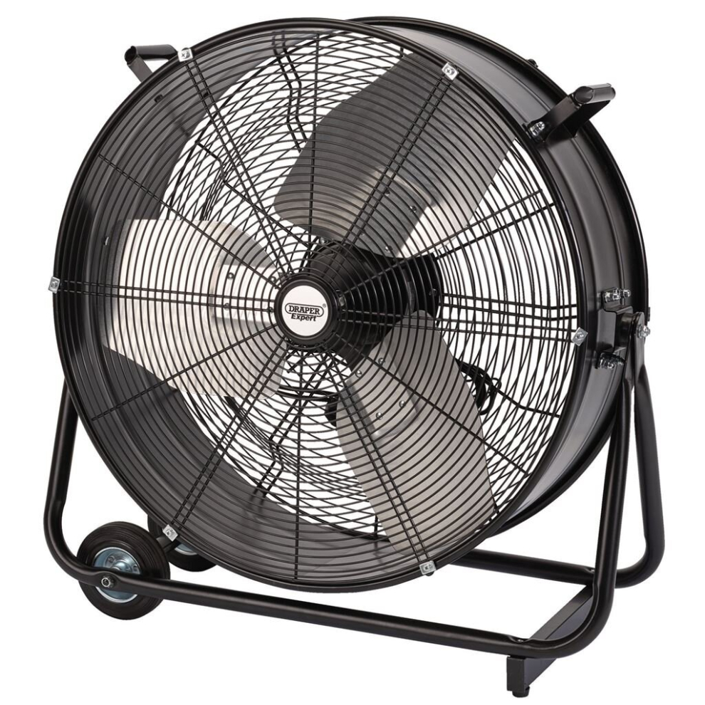 Draper 230V High Flow Drum Fan, 24""/600Mm, 330W
