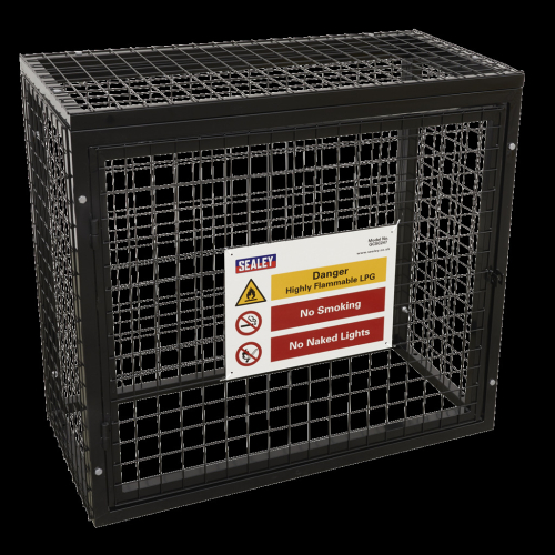 Sealey Safety Cage - 2 x 47kg Gas Cylinders