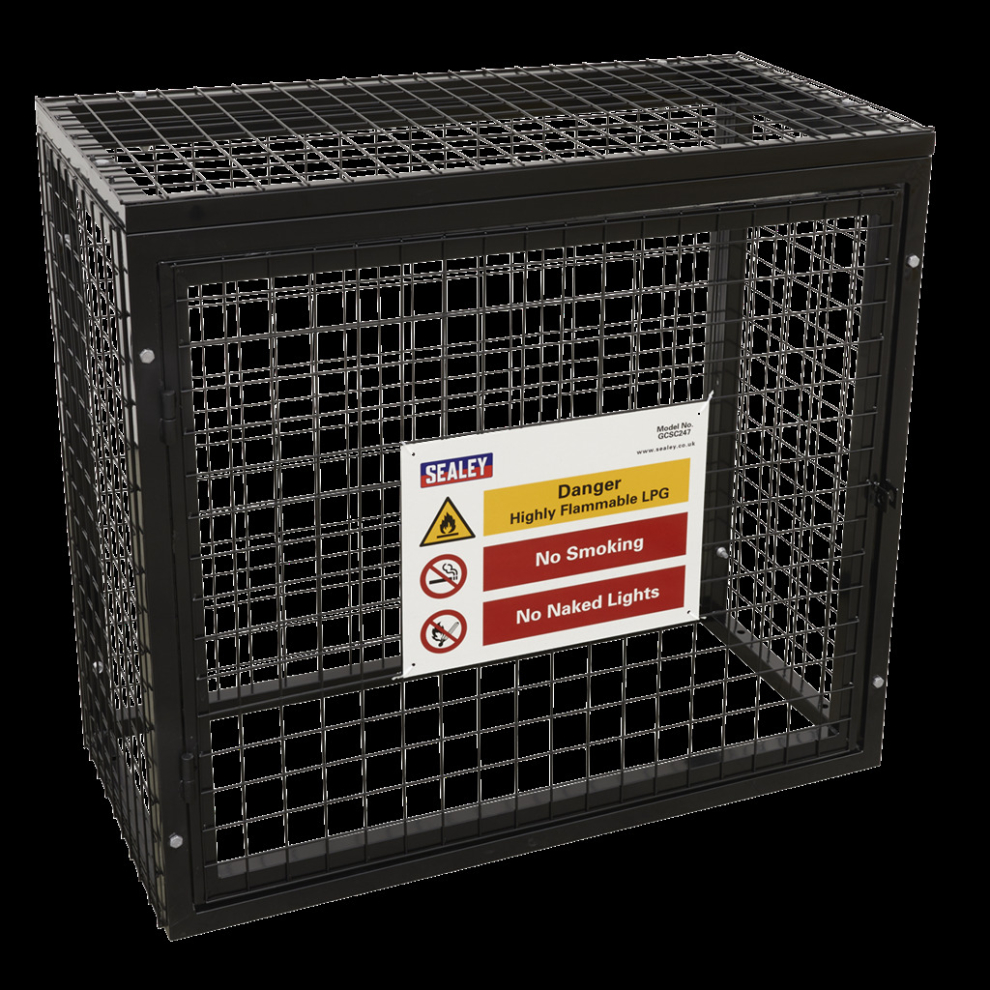 Safety Cage - 2 x 47kg Gas Cylinders