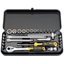 Elora Metric Socket Set, 1/4"" Sq. Dr. (31 Piece)