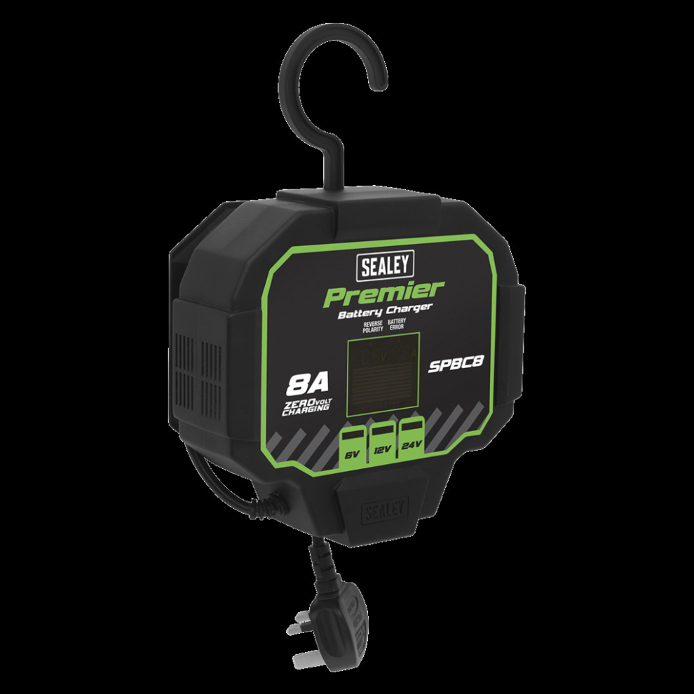 Sealey Battery Maintainer Charger 8A Fully Automatic