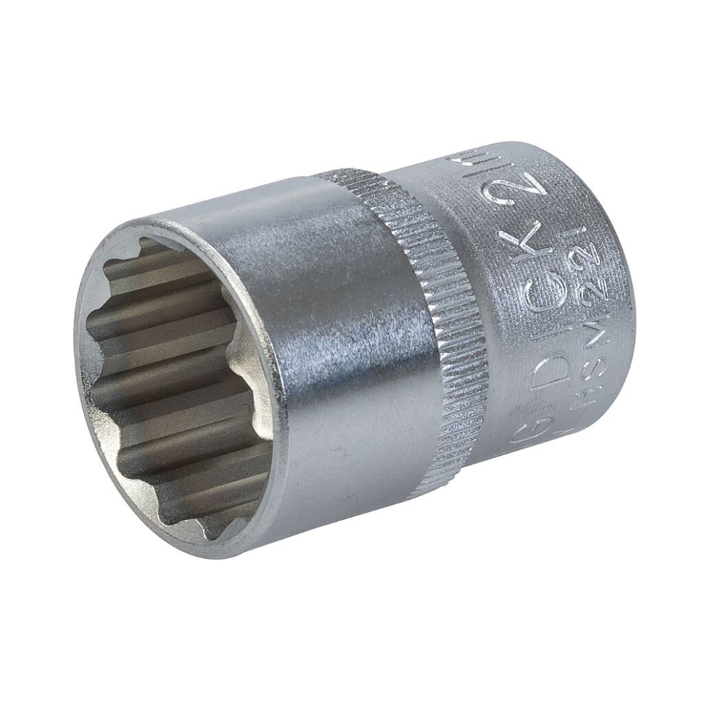 King Dick Socket Sd 1/2" Metric 12Pt - 21Mm 5024763237829