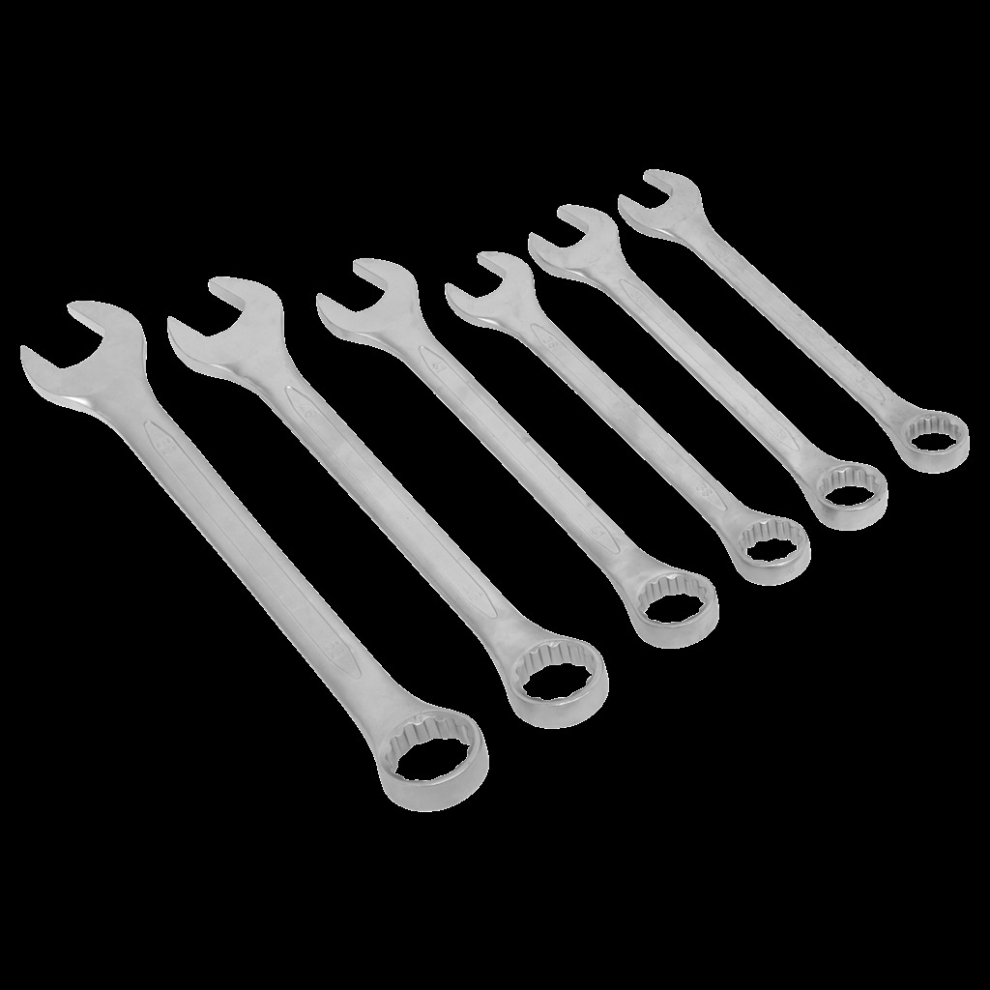 Combination Spanner Set 6pc Jumbo Metric