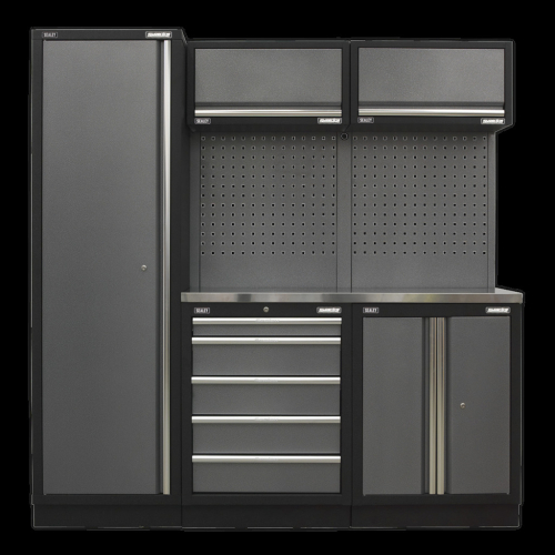 Sealey Superline PRO® 2.0m Storage System - Stainless Worktop