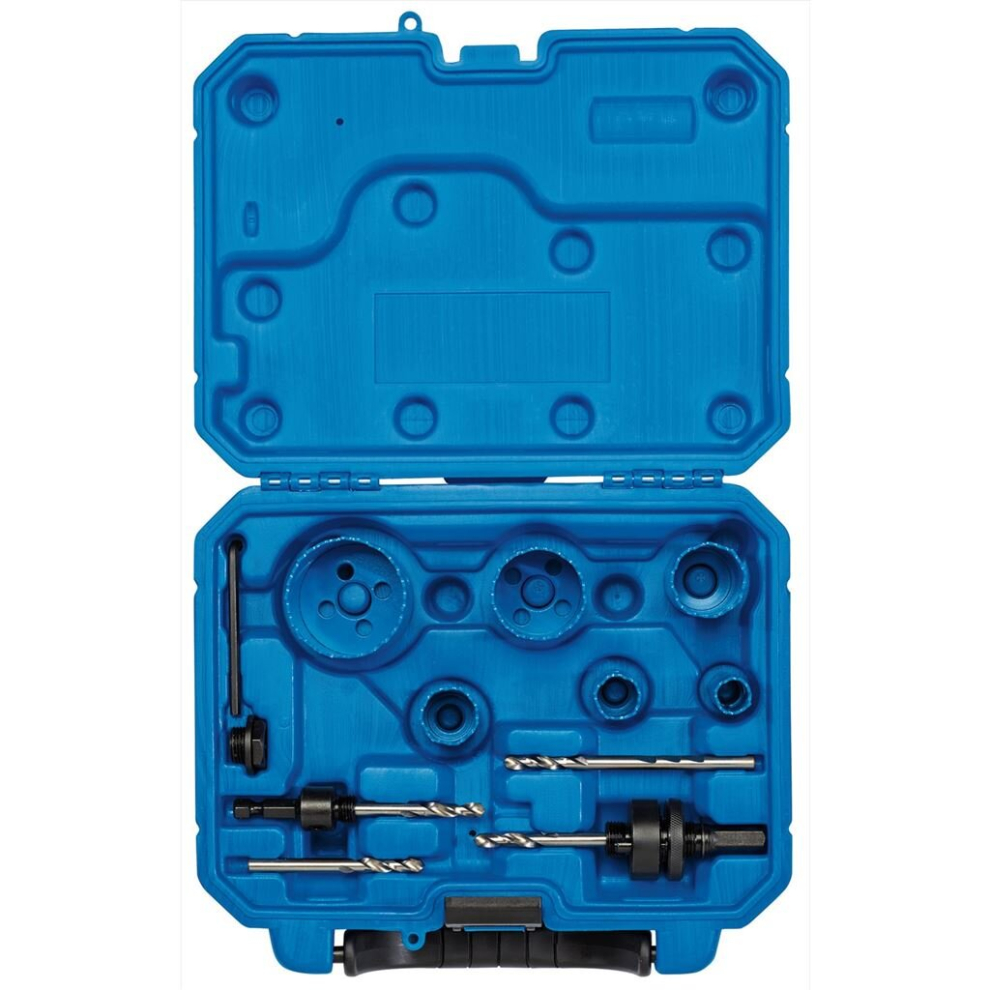 Electrician's Hole Saw Kit (12 Piece)