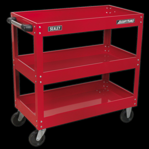Sealey Workshop Trolley 3-Level Heavy-Duty