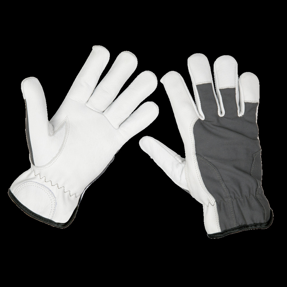 Sealey Super Cool Hide Gloves Large - Pair Grain