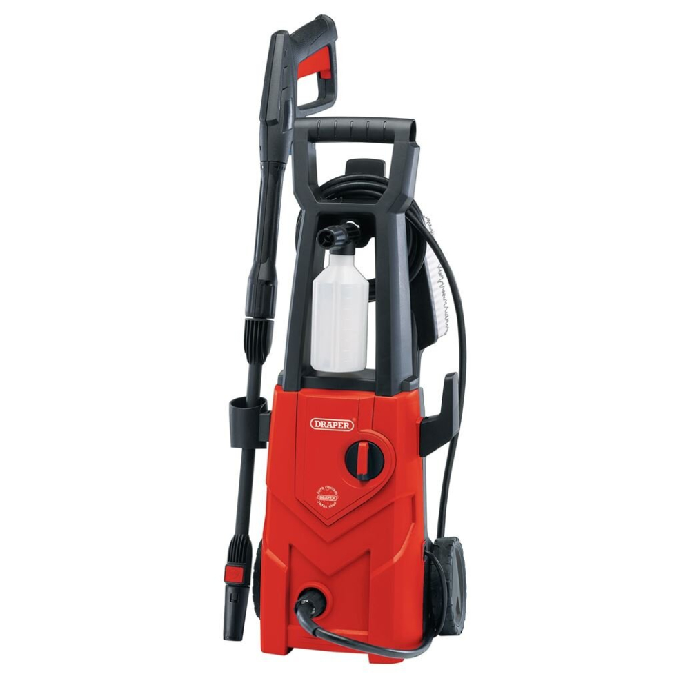 230V Pressure Washer, 1600W, 135Bar, Red