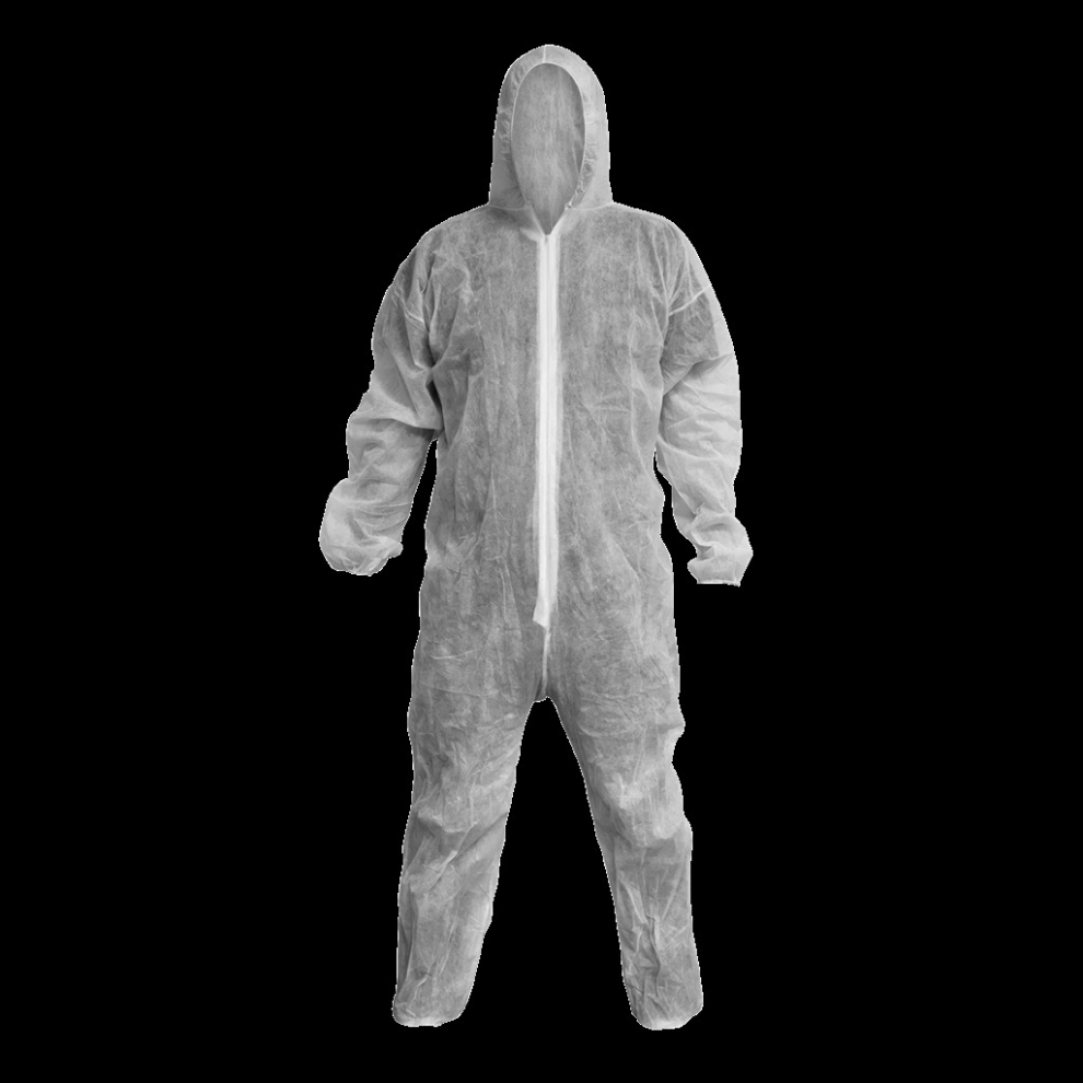 Disposable Coverall White - Large 5055111200578