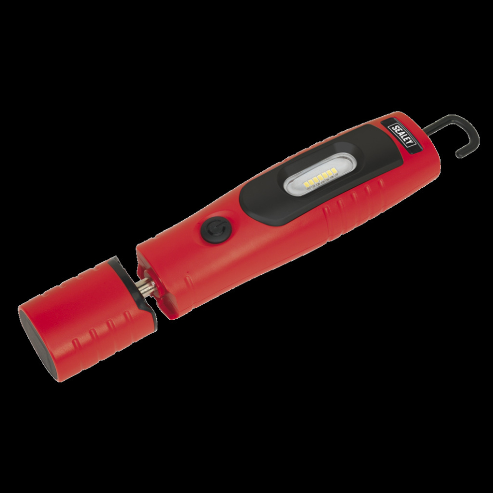 Sealey Rechargeable 360° Inspection 4W & 3W Smd Led Lithium-Ion Light/Red