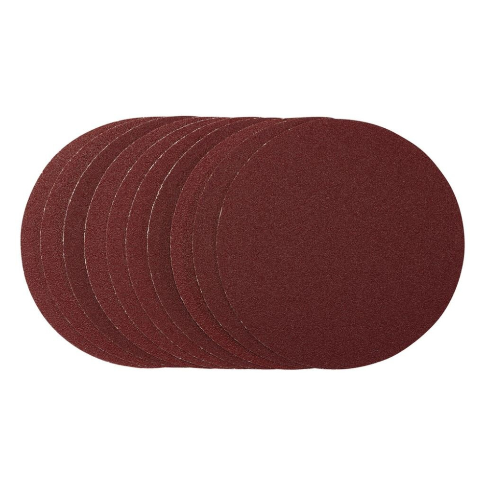 Draper Sanding Discs, 150Mm, Psa, 80 Grit, (Pack Of 10) Grain