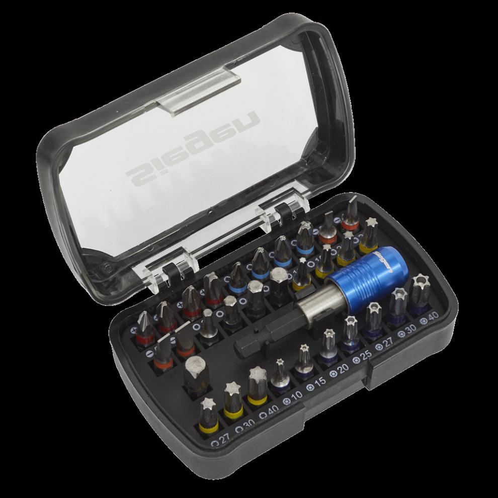 Sealey Power Tool Bit Set 32Pc Colour-Coded S2