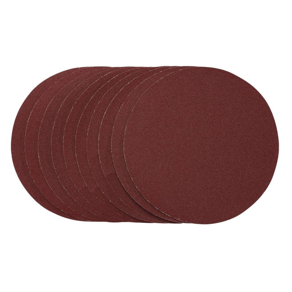 Draper Sanding Discs, 150Mm, Psa, 120 Grit, (Pack Of 10) Grain