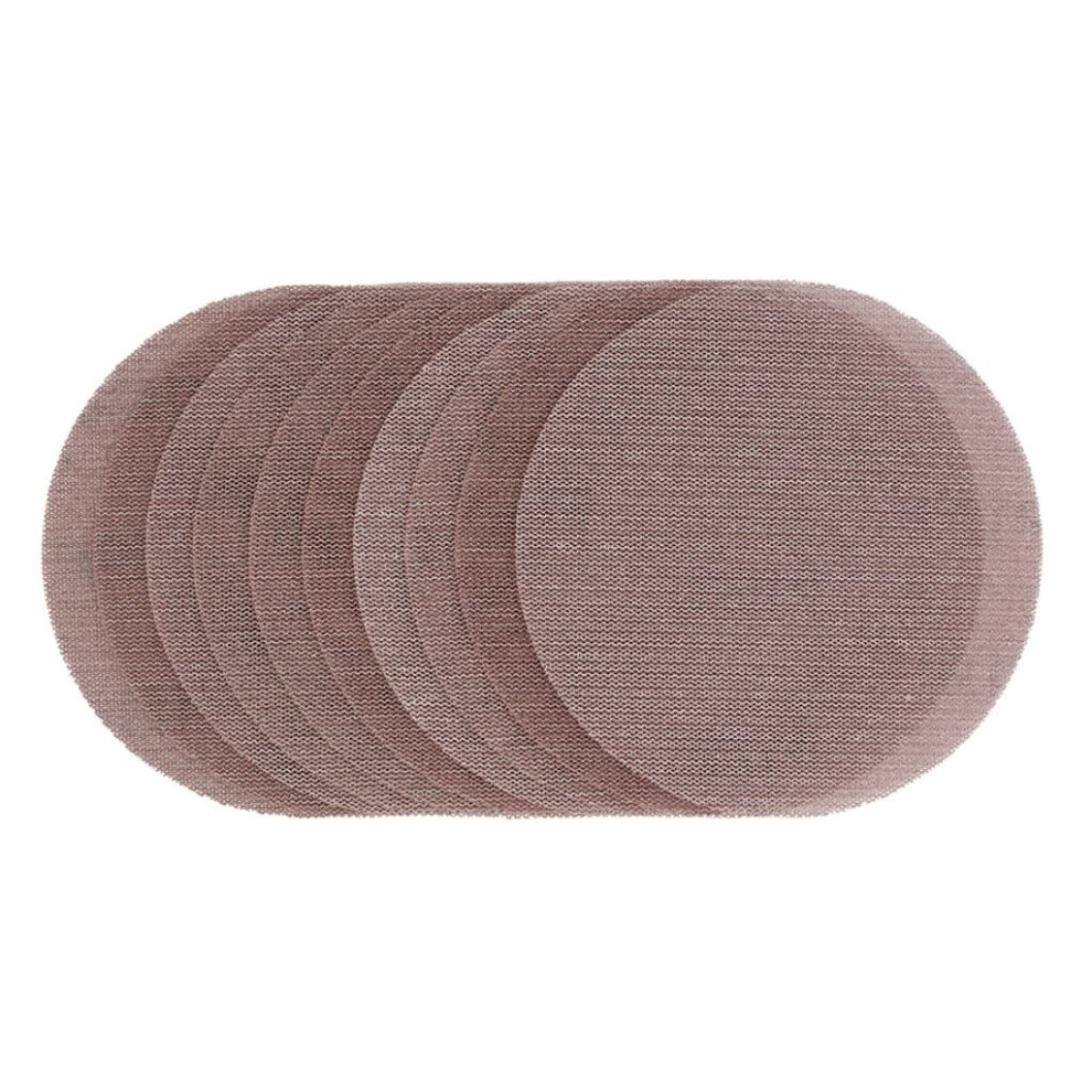 Draper Mesh Sanding Discs, 150Mm, 120 Grit (Pack Of 10)