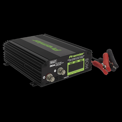 Sealey Battery Support Unit Charger & Maintainer 30A