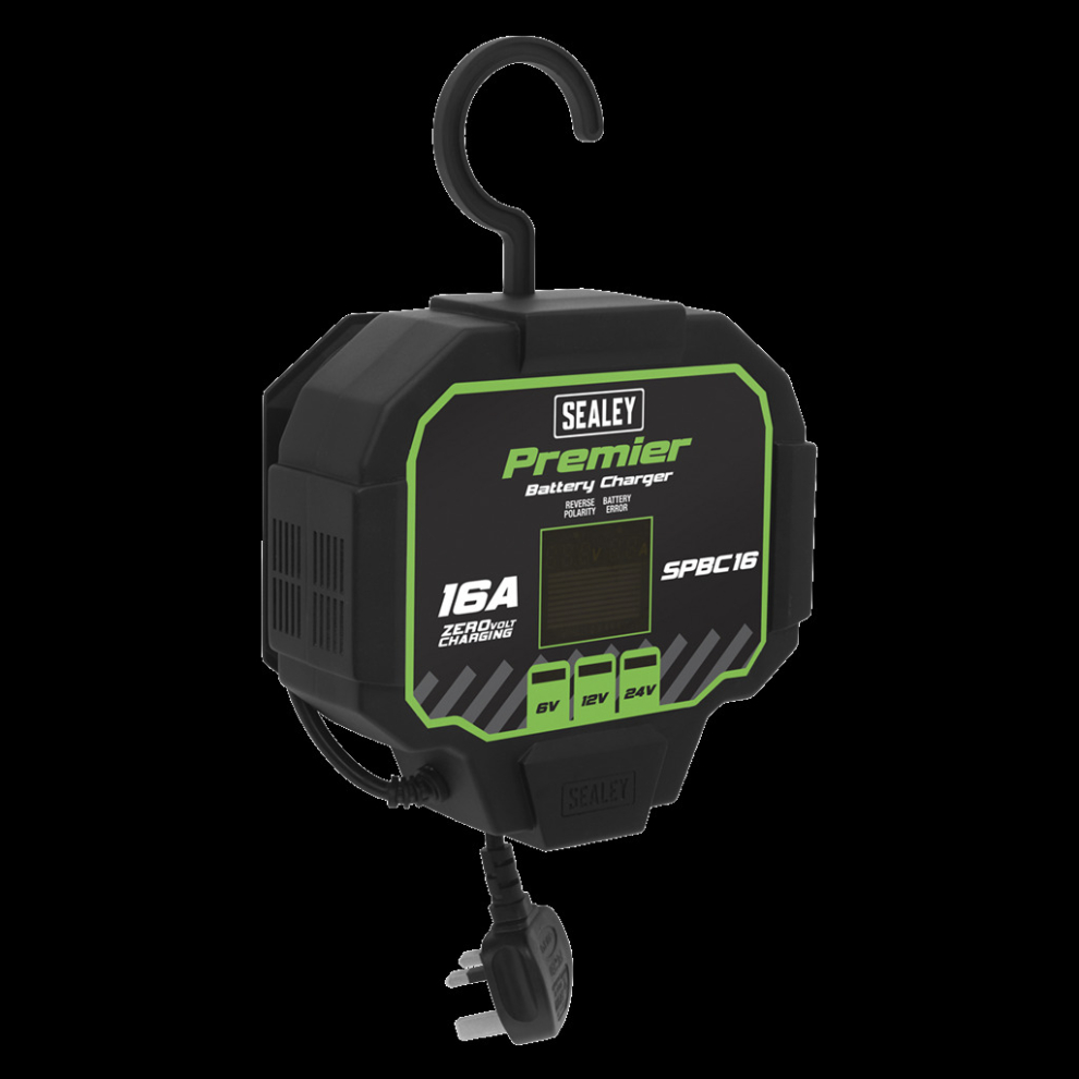 Sealey Battery Maintainer Charger 16A Fully Automatic