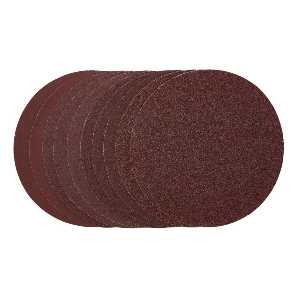 Draper Grain Sanding Discs, 150Mm, Psa, Assorted Grit, (Pack Of 10) Size 10