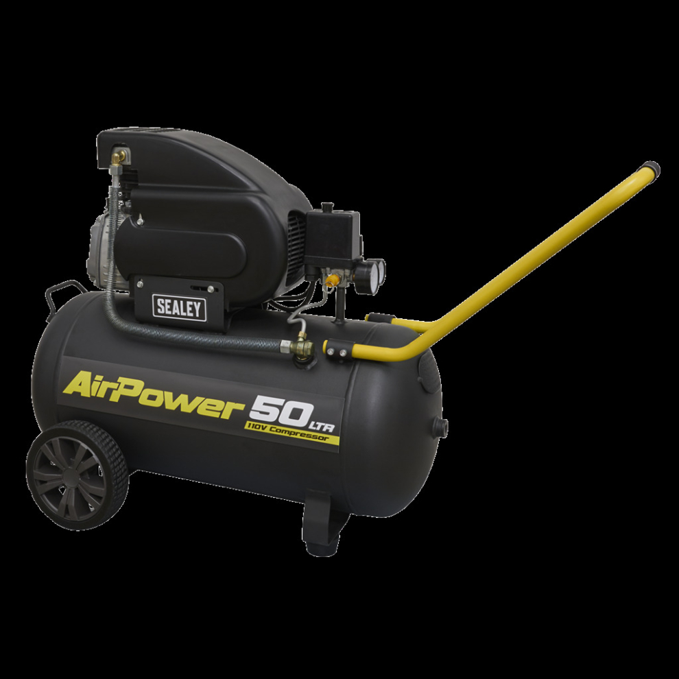 Sealey Air Compressor Direct Drive 2Hp 110V 50L